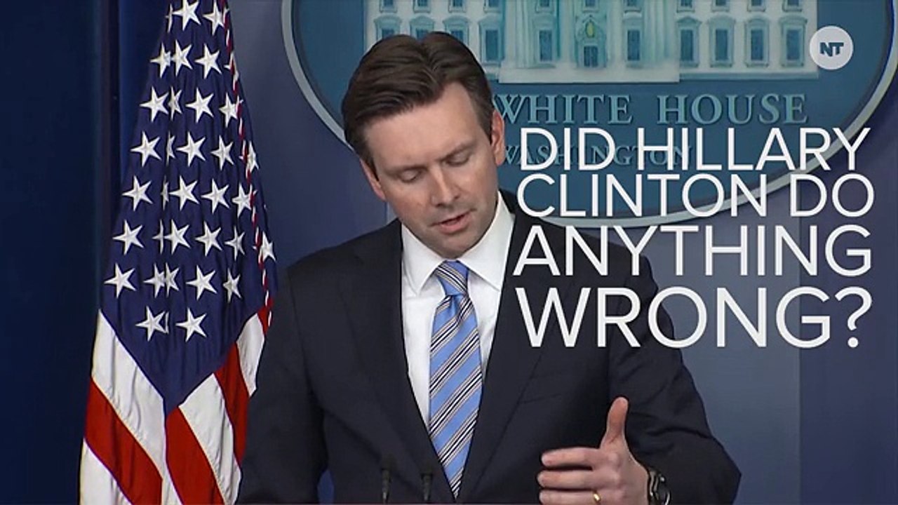 White House Responds To Hillary's E-Mail Problem