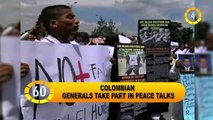 In 60 Seconds : Colombian Military Personnel in Peace Talks