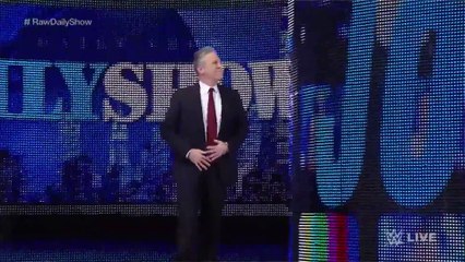 Jon Stewart KICKS Seth Rollins IN THE BALLS | What's Trending Now