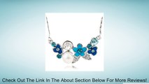 The Bule Flower Necklace for Womens Crystal Necklaces Gift Review