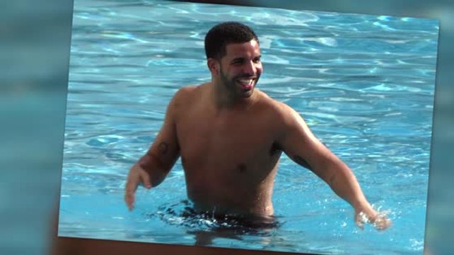 Drake Relaxes By The Pool in Australia with Mystery Woman