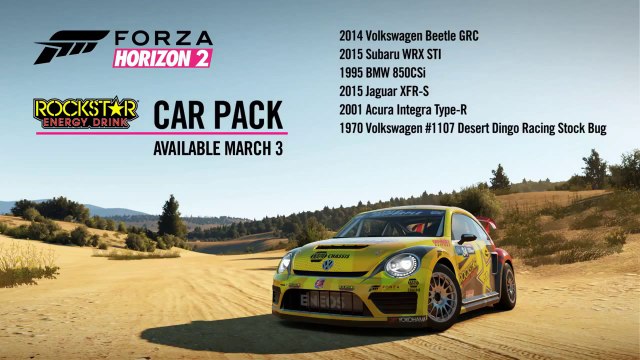 Forza Horizon 2 - Pack de voitures Rockstar Energy