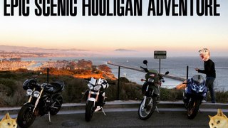 EPIC Adventure To The TOP OF THE WORLD & DANA POINT | On A TRIUMPH SPEED TRIPLE 1050