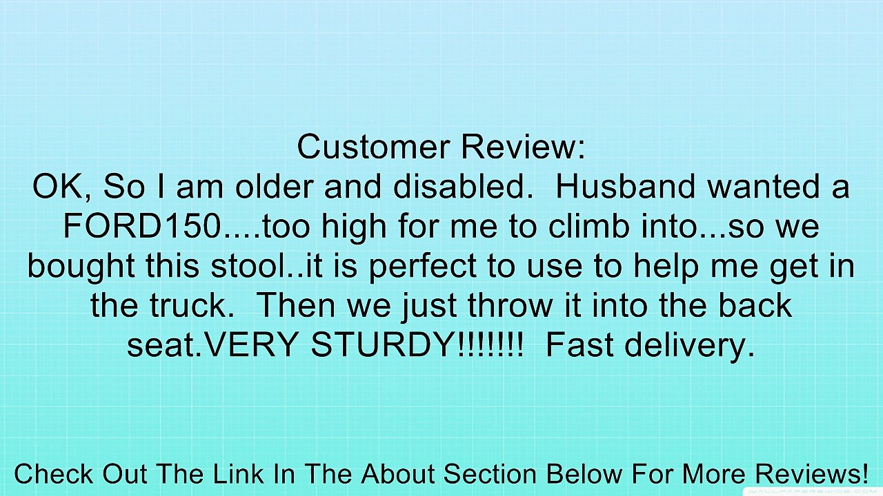 CLINTON BARIATRIC STEP STOOLS Large top bariatric stool w/handrail Item# T-6250 Review
