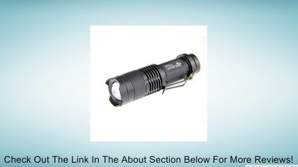 Download Video: 7W 300LM Mini CREE LED Flashlight Torch Adjustable Focus Zoom Light Lamp Review