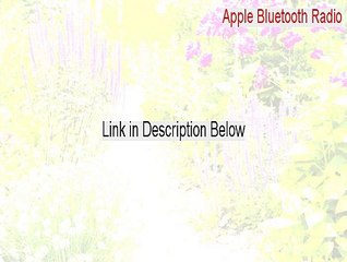 Apple Bluetooth Radio Keygen - Instant Download 2015