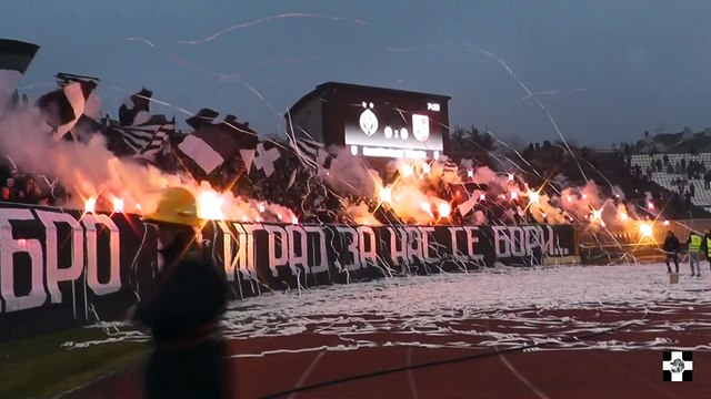 Grobari na Partizan -Radnički Niš 28.02.2015