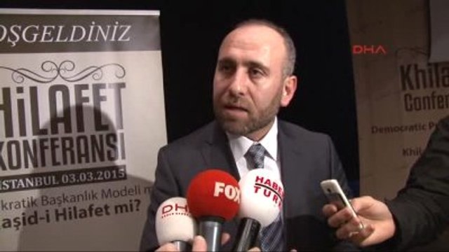 Hizb-Ut Tahrircilerin Hilafet Konferansı'nda Atatürk Posteri Tartışması