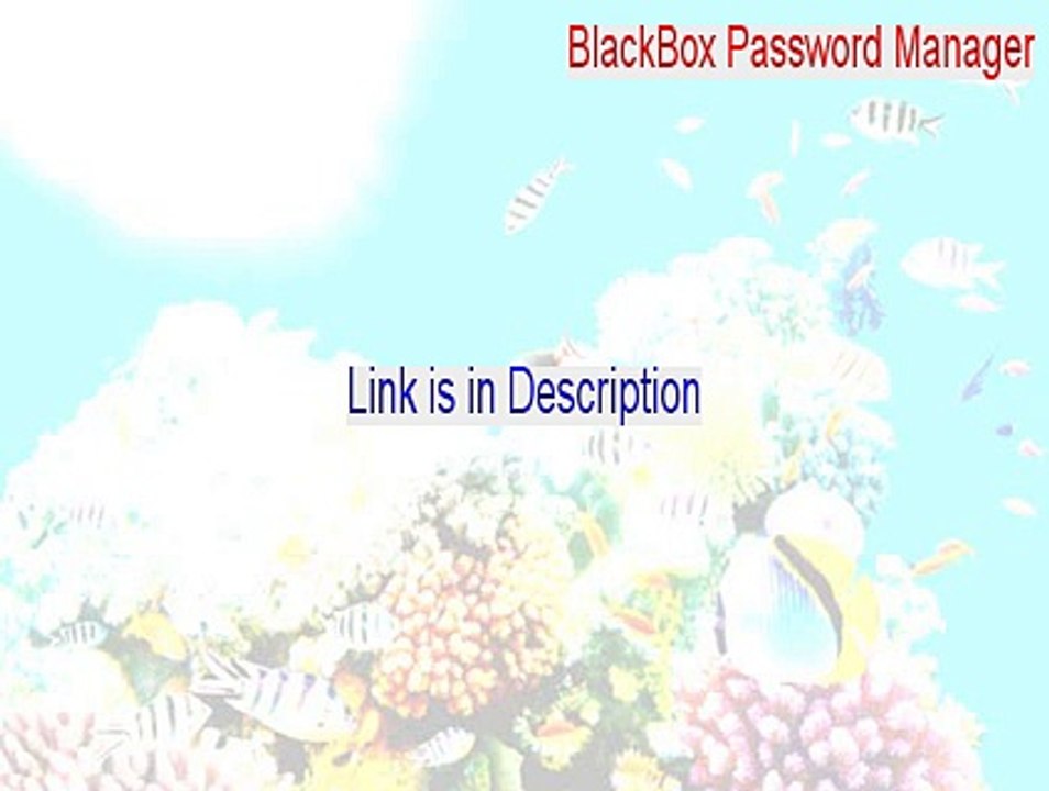 BlackBox Password Manager Full - Download Now (2015)