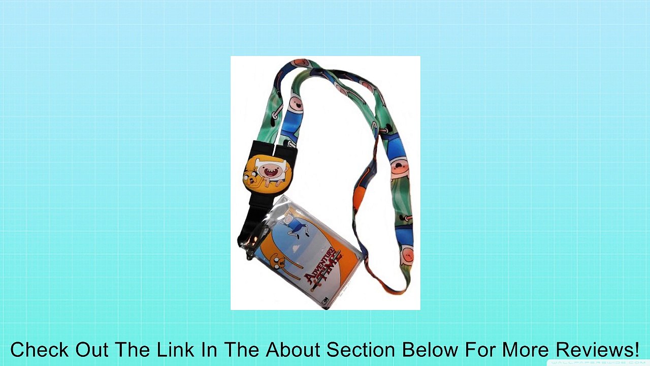 Adventure Time FINN & JAKE Reversible LANYARD ID Holder Keychain Review