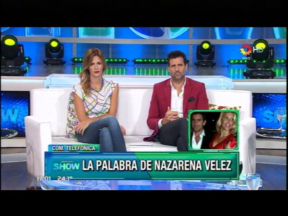 Pronto.com.ar - Nazarena Vélez se quiebra al aire