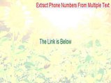 Extract Phone Numbers From Multiple Text & HTML Files Full - Download Here
