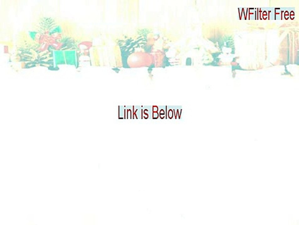 WFilter Free Cracked [Download Now 2015]