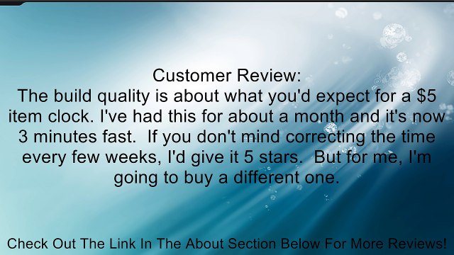 Mini Digital LCD Auto Car Truck Dashboard Desk Date Time Calendar Clock Black Review