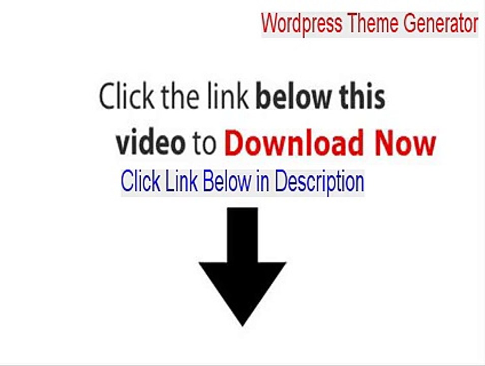 Wordpress Theme Generator Keygen [Download Now]