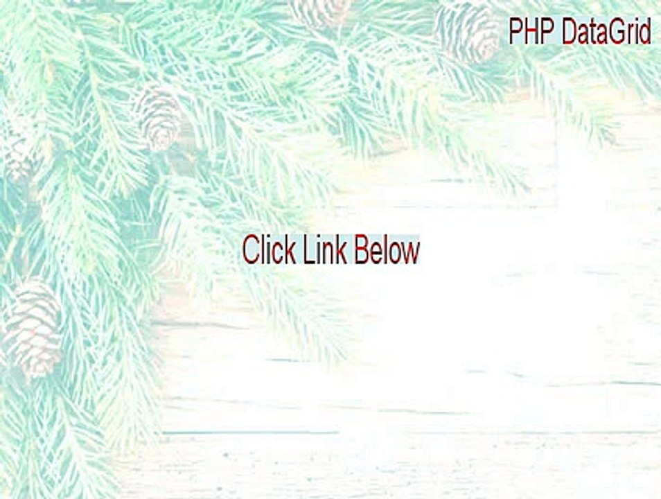 PHP DataGrid Keygen - php datagrid tutorial 2015