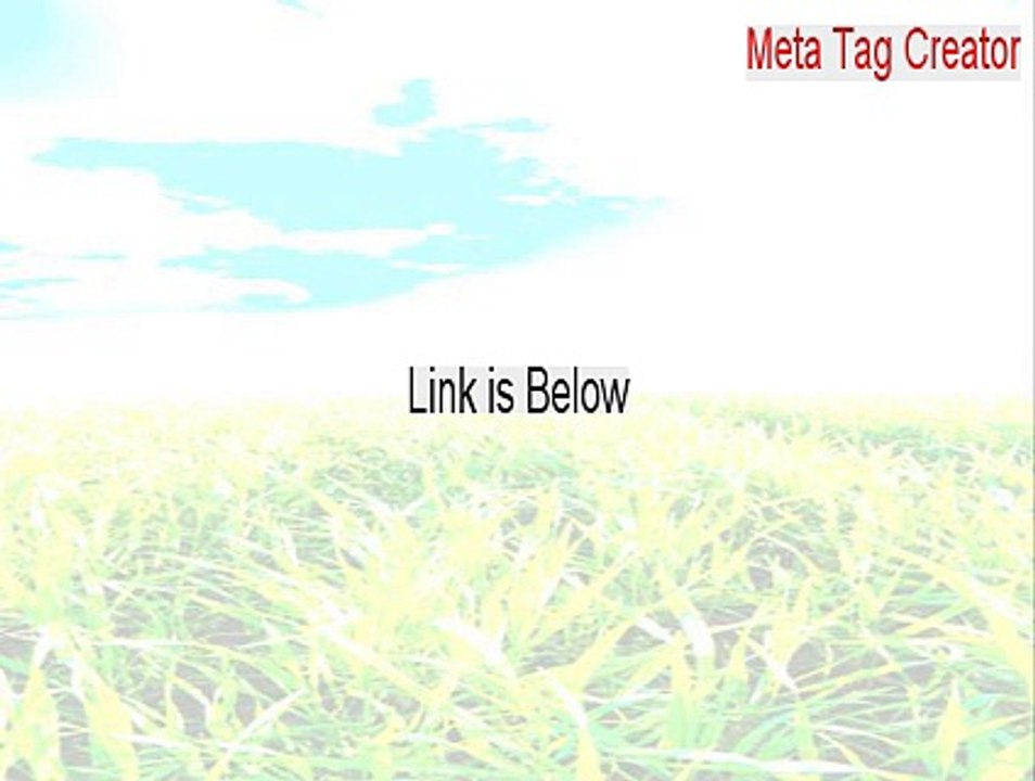 Meta Tag Creator Key Gen - Free Download