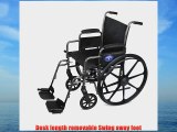 Medline K3 Lightweight Wheelchairs 18 Swing Away Foot RDLA