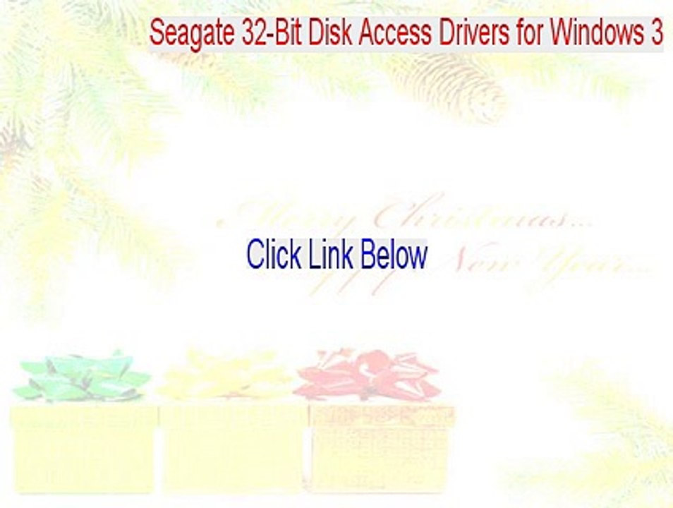 Seagate 32-Bit Disk Access Drivers for Windows 3.x Key Gen - Instant Download 2015