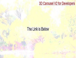 3D Carousel V2 for Developers Free Download - Legit Download