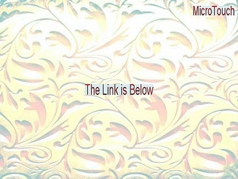 MicroTouch(tm) USB Touch Screen Controller Cracked [Free Download]