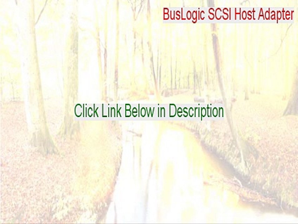 BusLogic SCSI Host Adapter Download Free - Legit Download
