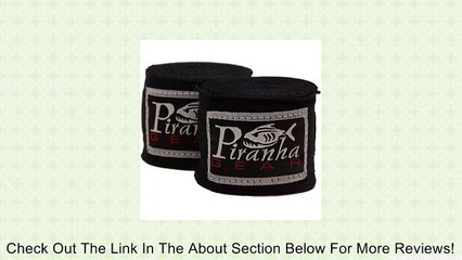 Piranha Gear Cotton Hand Wraps - Black Review