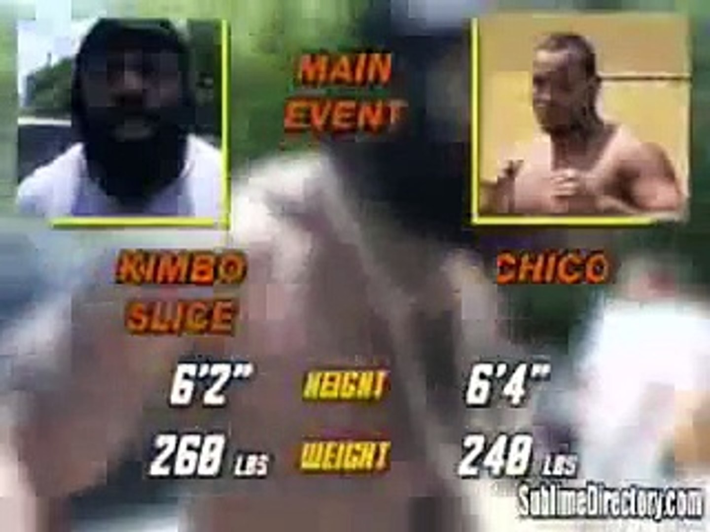 Kimbo Slice fights Chico Fighting Video