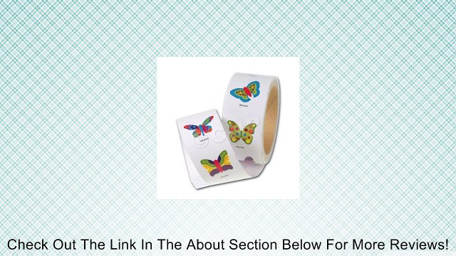 Lot Of 100 Assorted Butterfly Design Stickers Review