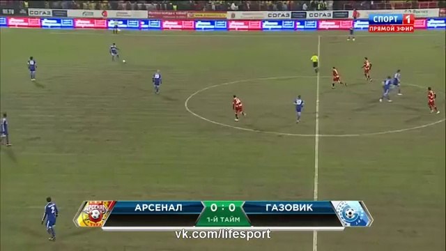 Арсенал Тула vs Газовик 0-1 Все голы и моменты Кубок России. 03_03_2015‬