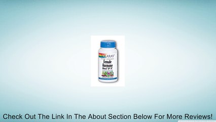 Solaray - Female Hormone Blend Sp-7c, 180 capsules Review