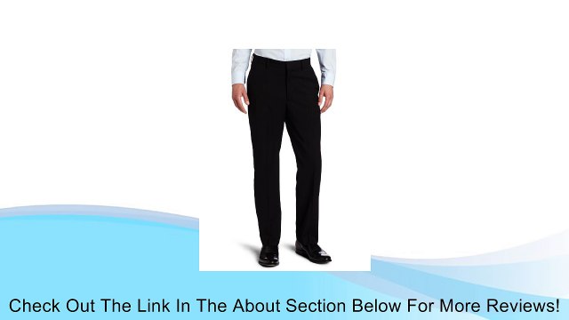 Kenneth Cole New York Men's Flat Front Solid Pant Review