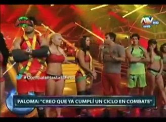 Combate: Paloma Fiuza se frustra y llora en pleno programa en vivo