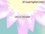 007 Google PageRank Checker Download [Download Now]