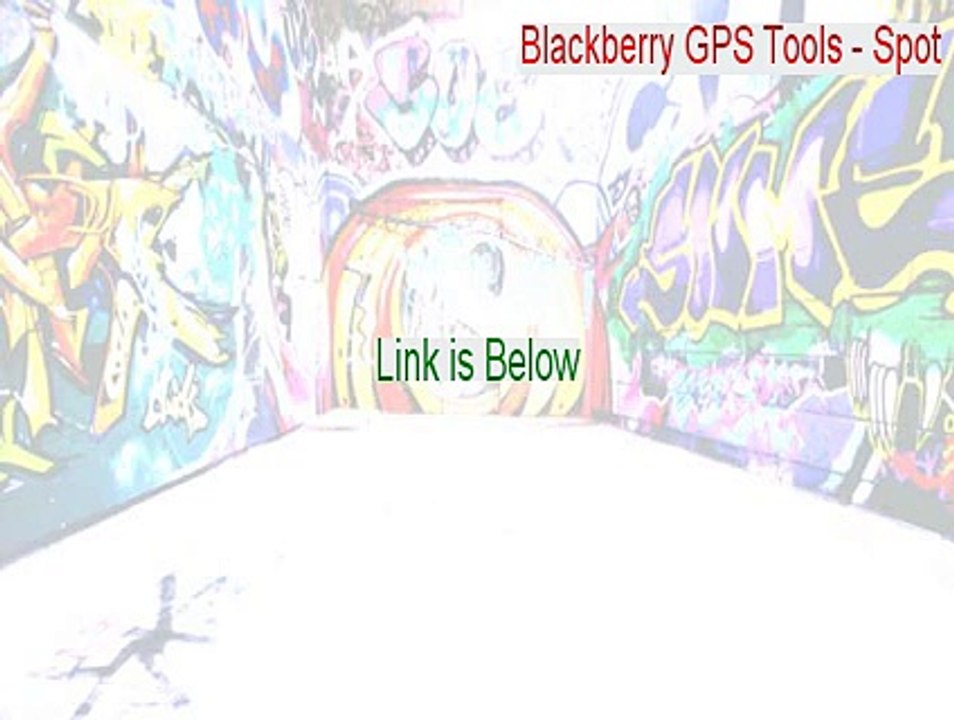 Blackberry GPS Tools - Spot Cracked (Download Here 2015)