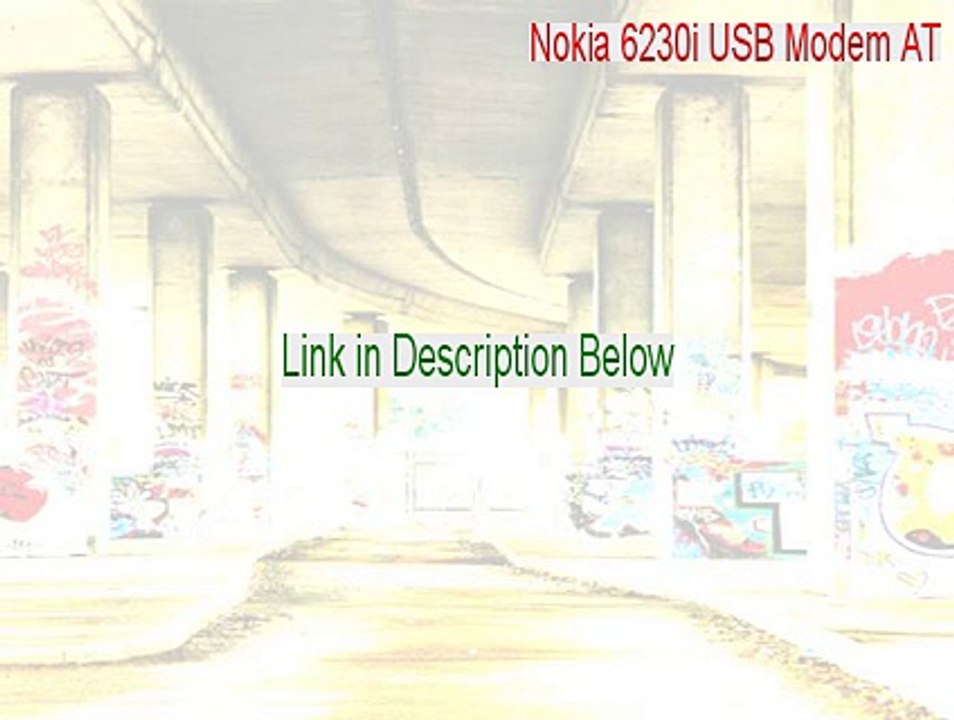 Nokia 6230i USB Modem AT Download [Download Here]