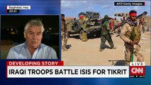 Iraq troops battle ISIS for Tikrit