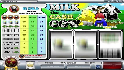FREE Milk the Cash Cow ™ slot machine game preview by Slotozilla.com