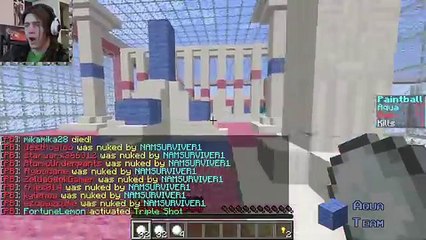 MINECRAFT PAINTBALLS IN YOUR FACE! (Maricraft)