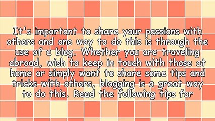 Tips On How To Be More Efficient At Blogging