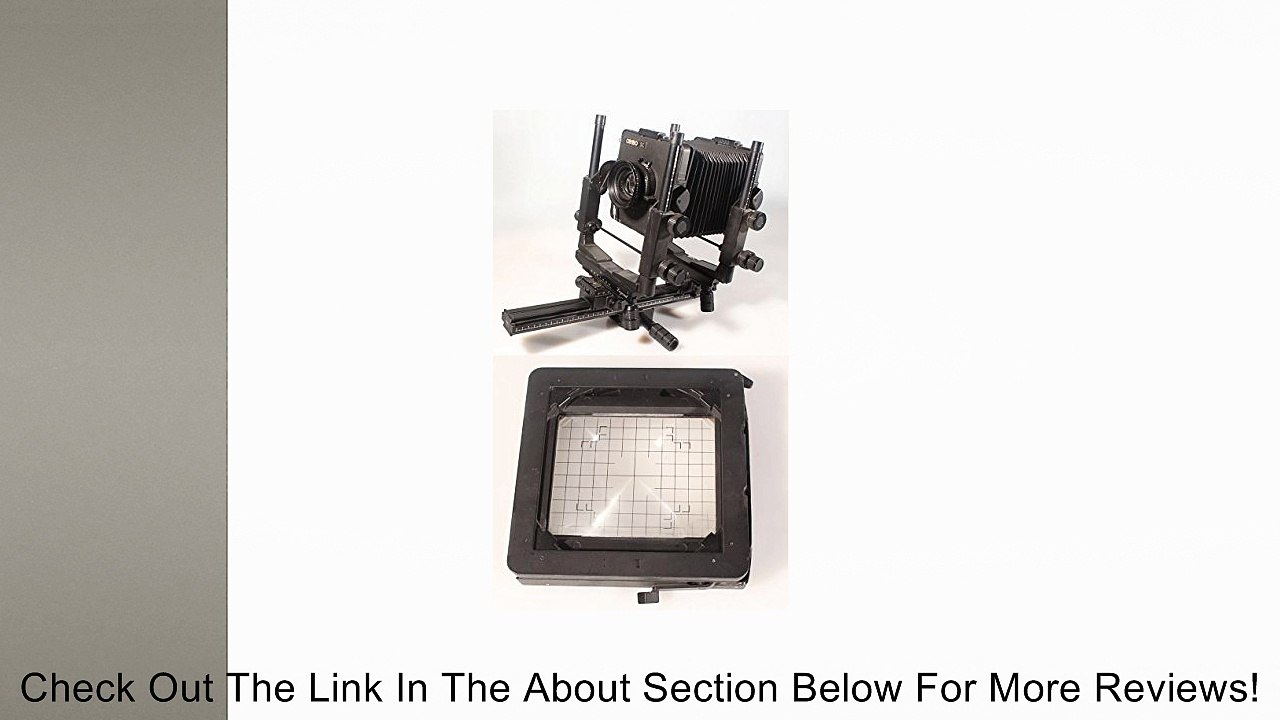 4x5 CAMERA CAMBO SC W/ 210MM F 5.6 SCHNEIERDER RS LENS ON BOARD W/FRONT CAP Review
