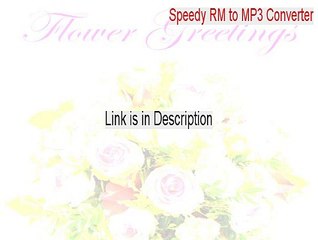 Speedy RM to MP3 Converter Download - Instant Download (2015)