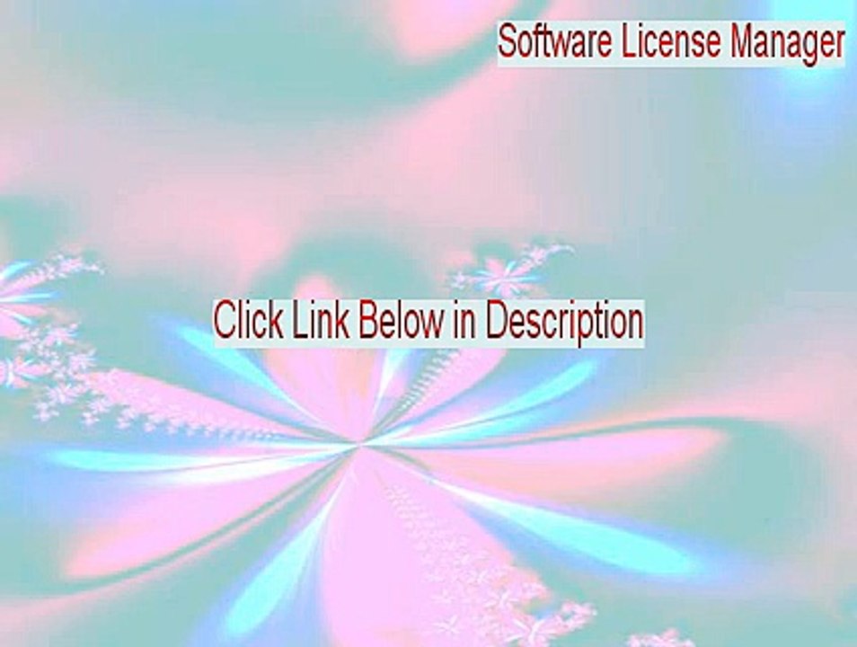 Software License Manager Keygen (Legit Download 2015)
