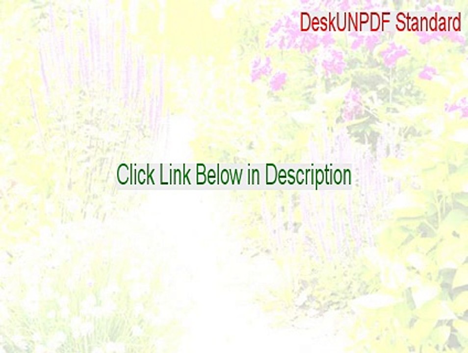 DeskUNPDF Standard Free Download [Download Now 2015]