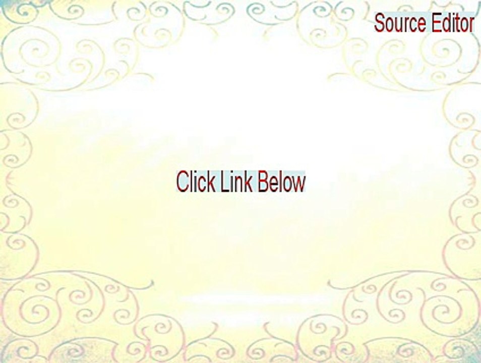 Source Editor Free Download [Download Now]