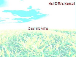 Strat-O-Matic Baseball Full - Legit Download (2015)