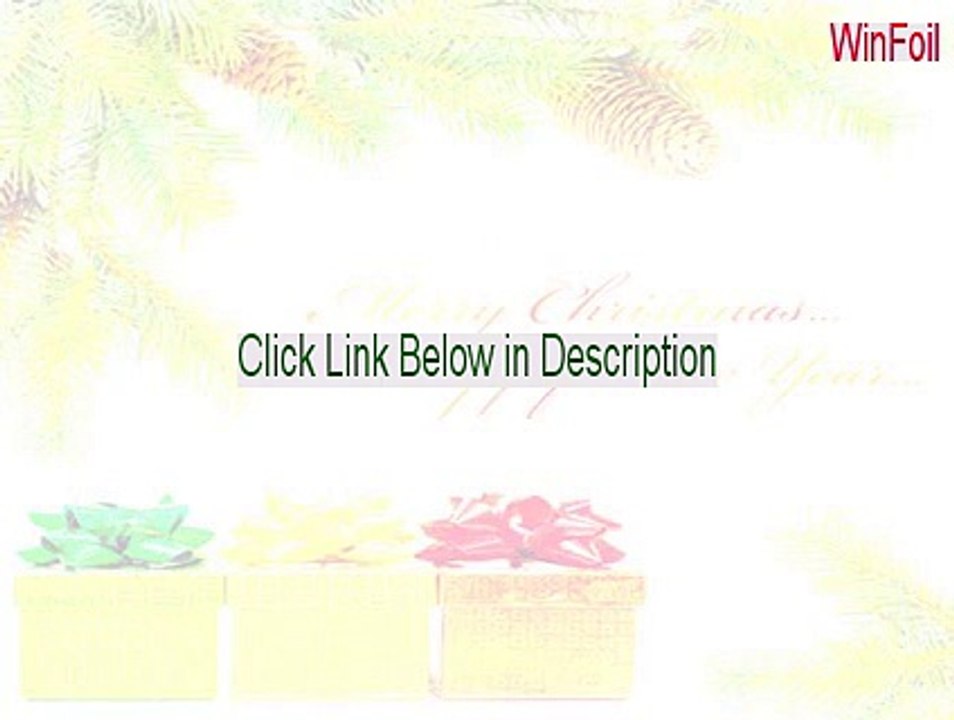 WinFoil Serial - Instant Download (2015)