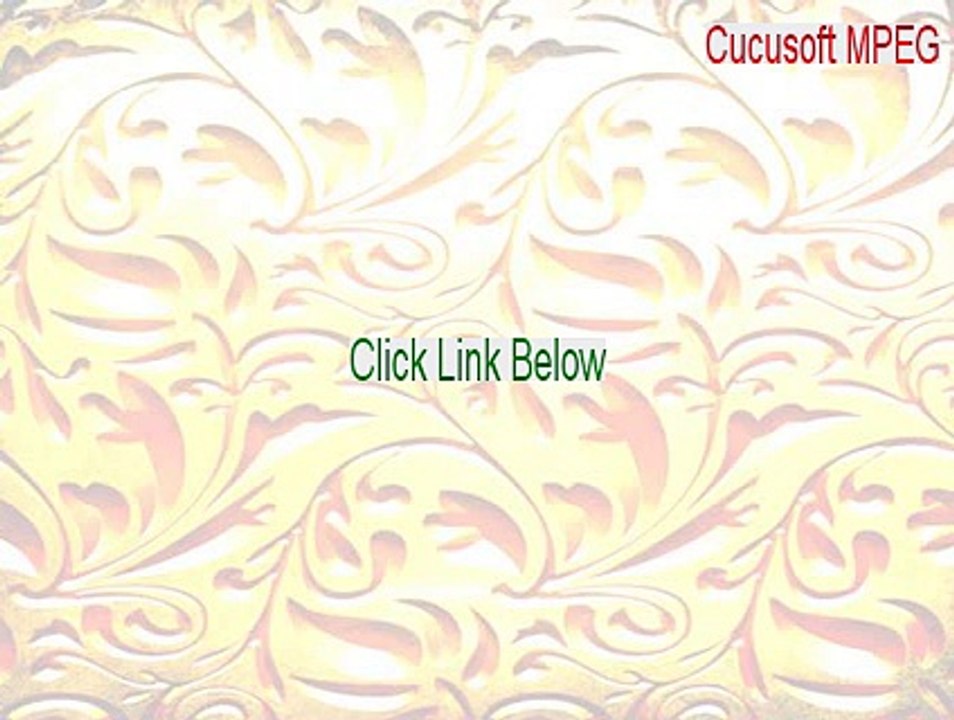 Cucusoft MPEG/Mov/DivX/AVI to VCD/DVD/SVCD Converter Lite Serial [cucusoft mpeg to vob converter 1.07]