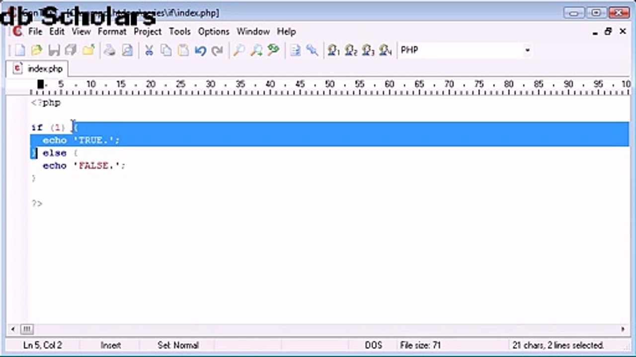 PHP Lecture (18) for if & if else Statement_x264