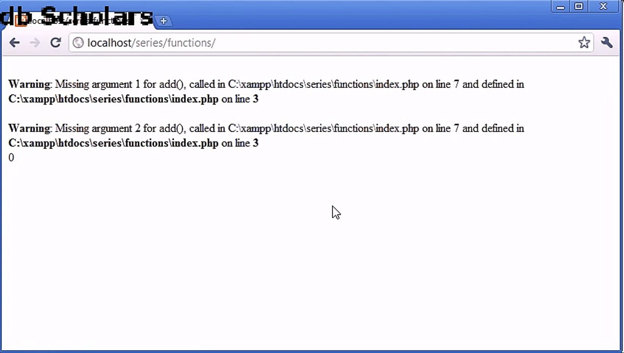 PHP Lecture (31)  Functions with Arguments_x264